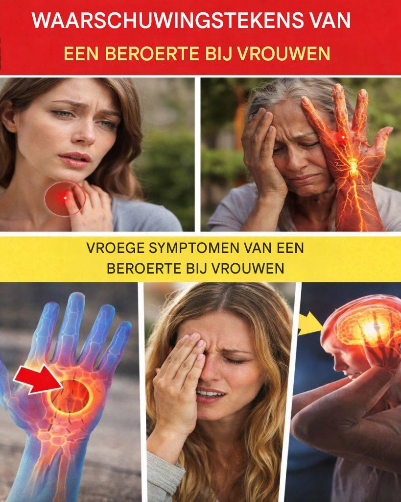 Stel je voor dat je bezig bent met je normale ochtendroutine, wanneer je plotseling overvallen wordt door een golf van overweldigende vermoeidheid, je koffiebeker uit je handen glijdt en onverklaarbare duizeligheid de kamer onstabiel doet aanvoelen. Deze momenten worden vaak afgedaan als stress, slaapgebrek of hormonale schommelingen waar veel vrouwen dagelijks mee te maken hebben. Toch kunnen ze stilletjes wijzen op symptomen van een beroerte bij vrouwen, die onmiddellijke aandacht vereisen om blijvende schade te voorkomen. Het goede nieuws is dat het leren herkennen van deze beroertesymptomen bij vrouwen het verschil kan maken om de nodige hulp te krijgen wanneer elke seconde telt.