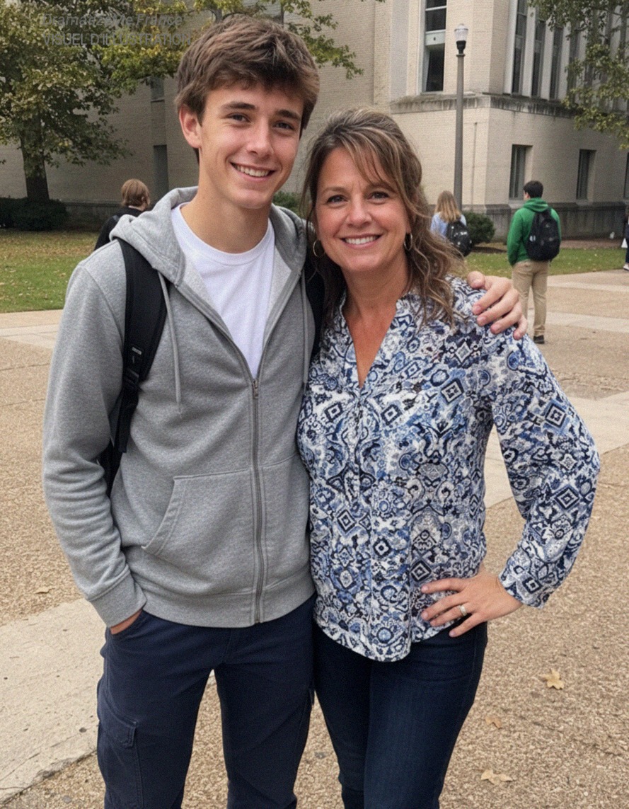 Mijn 19-jarige zoon, die op de universiteit zit, stuurde me een berichtje met de tekst: “Het spijt me zo, mam,” voordat hij zijn telefoon uitzette. Tien minuten later belde een onbekend nummer me op en barstte ik in tranen uit.