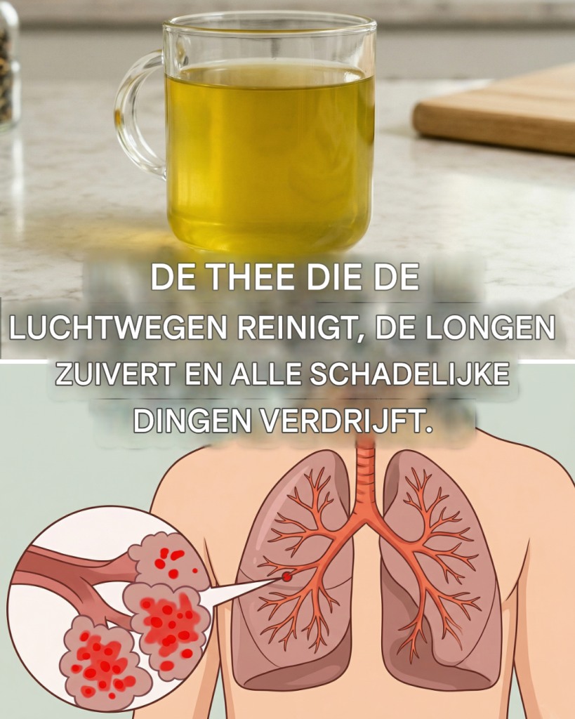 De thee die al het slijm in de longen verwijdert, de luchtwegen ontgift en astma geneest.