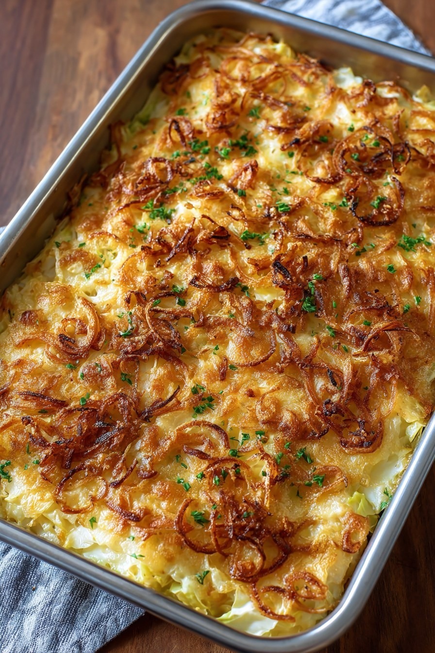 Poolse aardappel- en koolschotel
