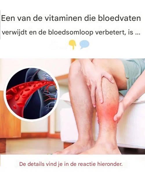 Een vitamine die de bloedvaten verwijdt en de bloedsomloop verbetert.