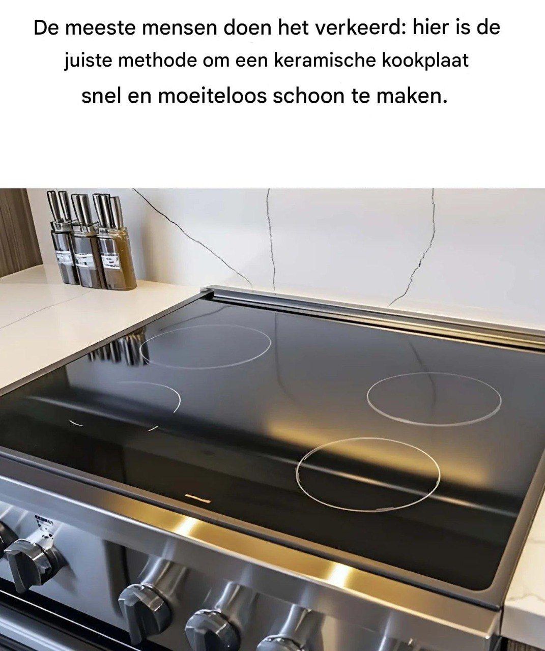 Hoe maak je keramische kookplaten effectief schoon zonder ze te krassen?