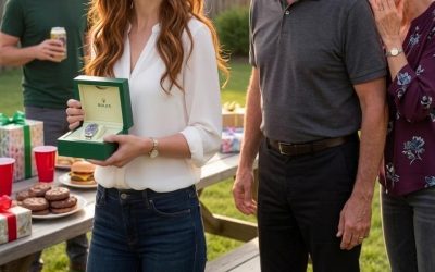 Op de barbecue ter ere van het pensioen van mijn vader gaf ik hem een ​​Rolex van 10.000 dollar. Hij grijnsde: “Je blijft mijn teleurstelling.”