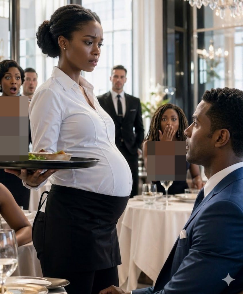 Een miljardair zag zijn zwangere ex-vrouw bedienen – en één zin van haar maakte vervolgens een enorme indruk op iedereen in de zaal.