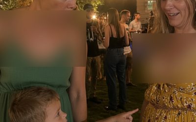 Mijn 4-jarige wees naar mijn beste vriend en giechelde: ‘Papa is daar!’ – Ik moest lachen tot ik zag waar hij naar wees.