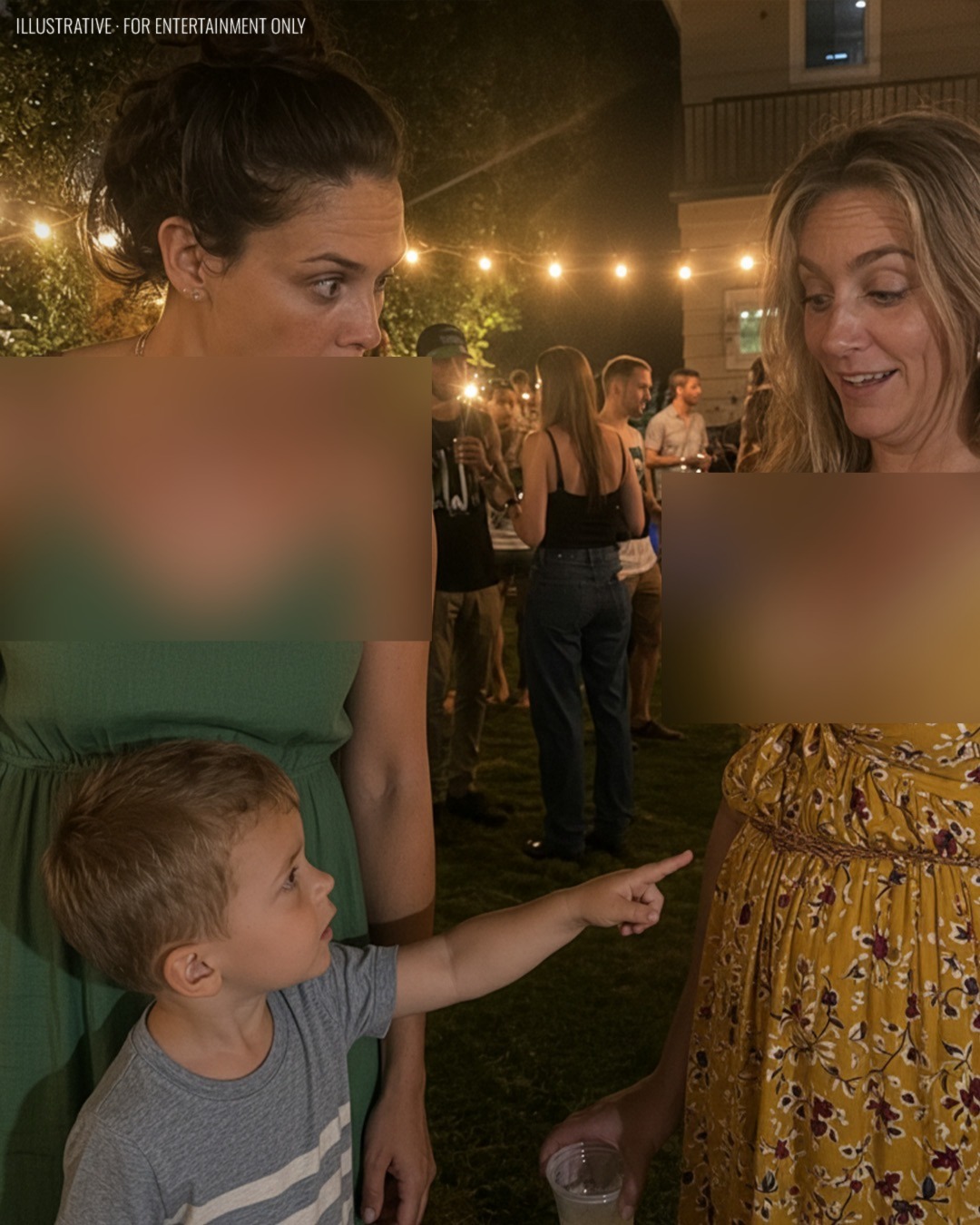 Mijn 4-jarige wees naar mijn beste vriend en giechelde: ‘Papa is daar!’ – Ik moest lachen tot ik zag waar hij naar wees.