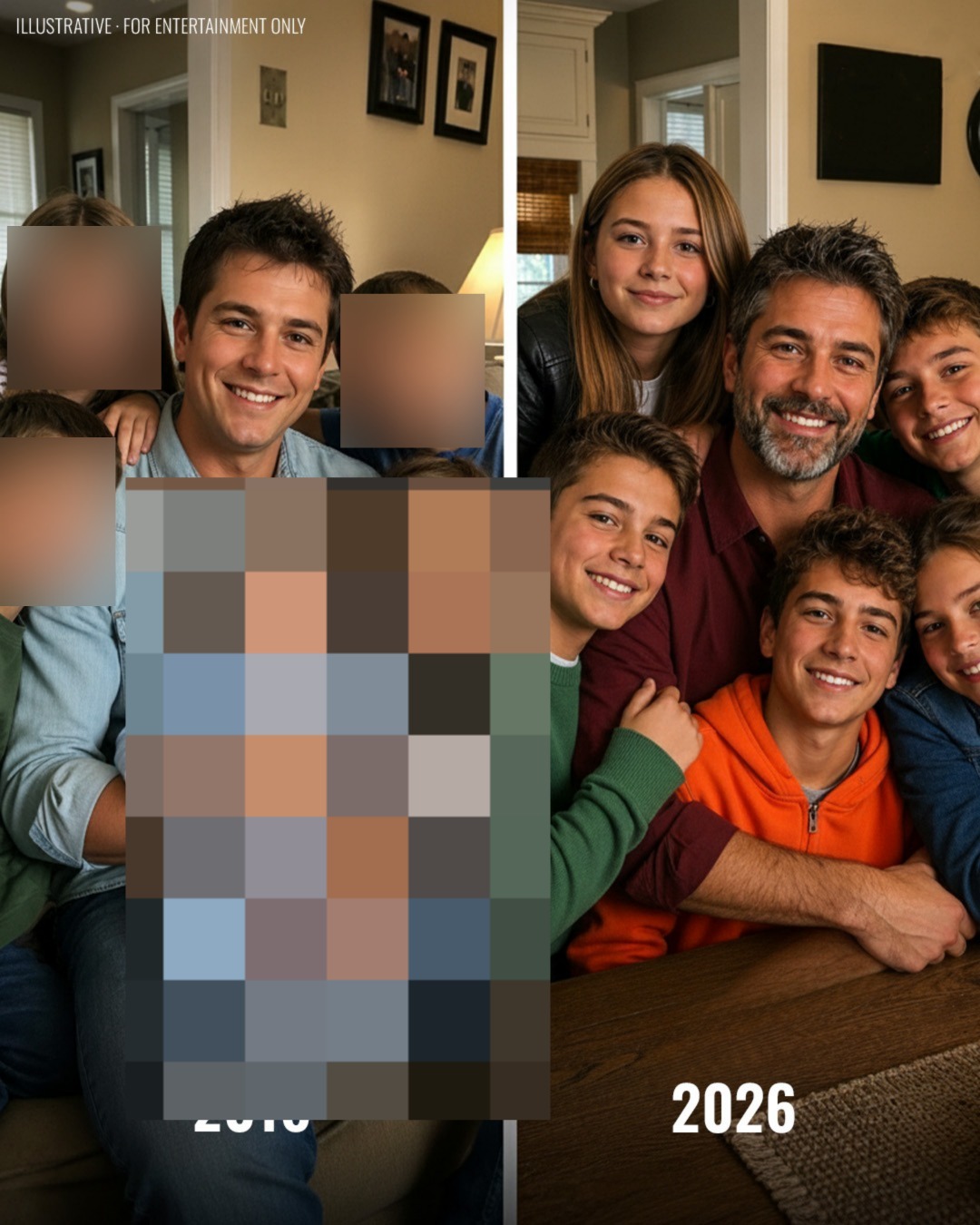 Mijn vrouw liet me tien jaar geleden achter met vijf kinderen en een gebroken hart, maar ze was er deze Moederdag – en wat mijn oudste dochter deed, liet iedereen versteld staan.