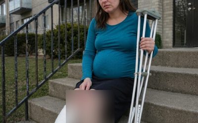 Mijn man liet me twee uur lang buiten staan ​​met een gebroken been omdat hij zijn rug niet wilde bezeren voor een uitje met de jongens – de reactie van zijn opa liet hem sprakeloos achter.