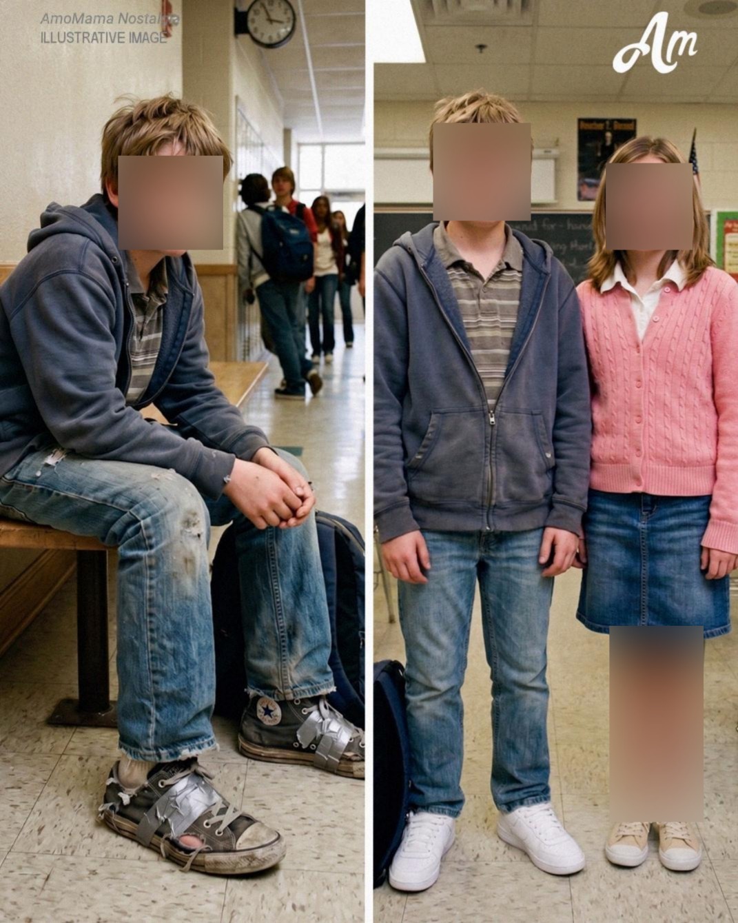 Mijn 12-jarige dochter gaf al haar spaargeld uit aan nieuwe sportschoenen voor een jongen uit haar klas. De volgende dag werd ik door de schooldirecteur dringend naar school geroepen.