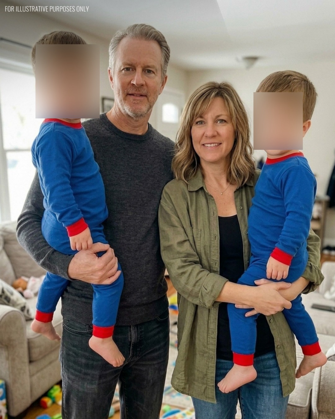 Mijn man heeft me maandenlang aangespoord om een ​​vierjarige tweeling te adopteren – een maand later hoorde ik zijn ware reden en werd ik bleek.