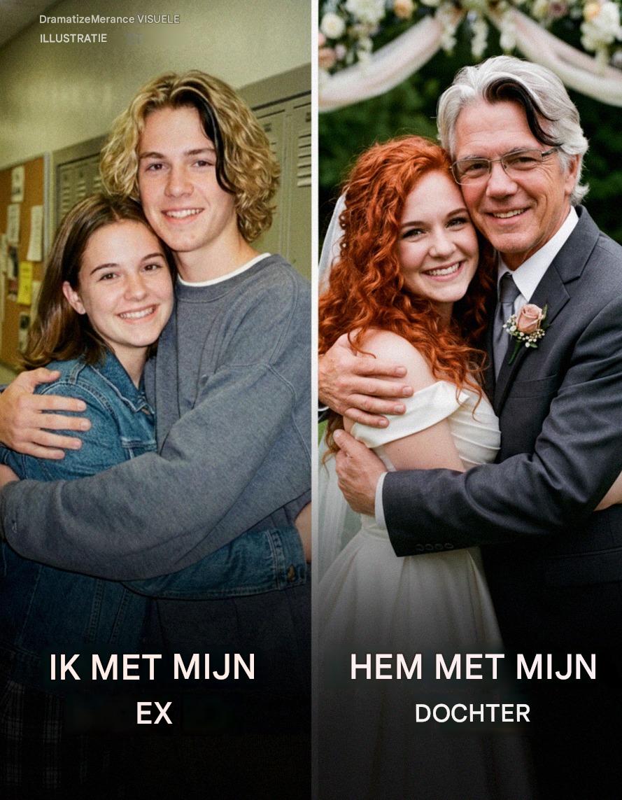 Mijn dochter trouwde met mijn jeugdliefde. Op hun bruiloft nam hij me apart en zei: “Eindelijk ben ik er klaar voor om je de waarheid te vertellen.”