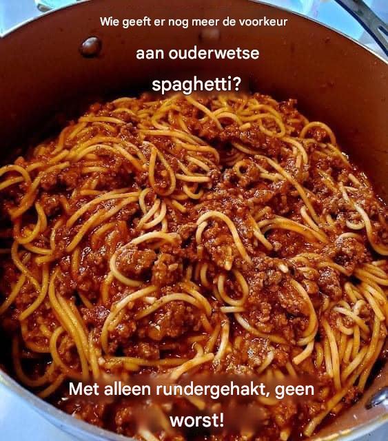 Spaghetti van de oude school