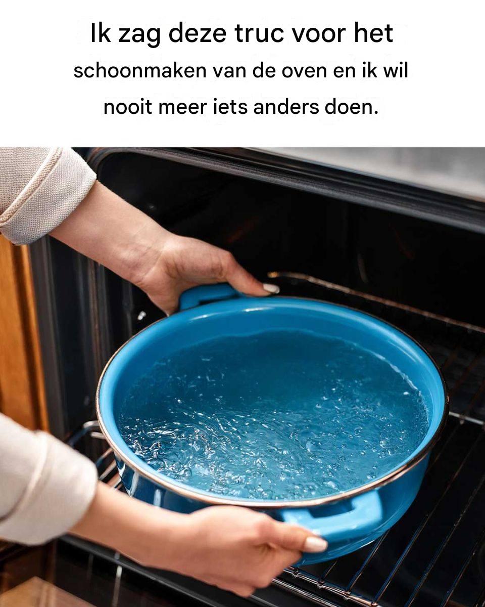Ik zag deze truc voor het schoonmaken van de oven en ik wil nooit meer iets anders doen