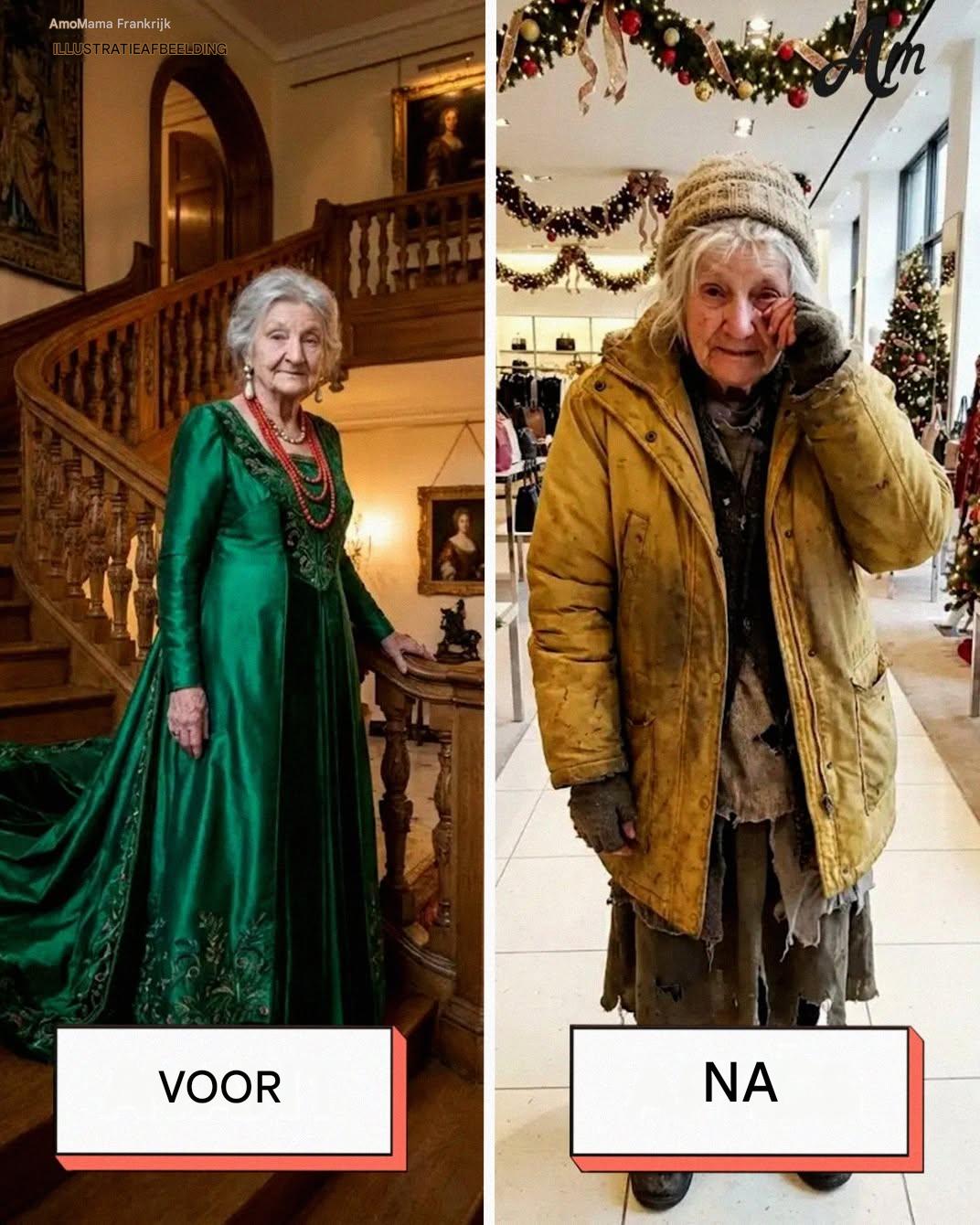 Ik deed me voor als dakloze in het warenhuis dat ik bezit om mijn erfgenaam te vinden, toen iemand me plotseling van achteren vastgreep.