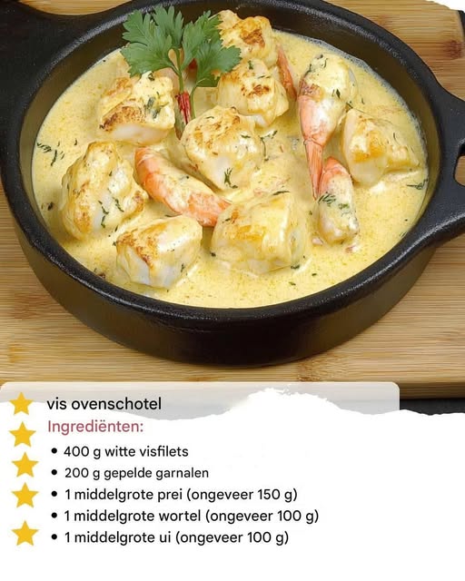 Vistoofpot: een smakelijk en heerlijk recept