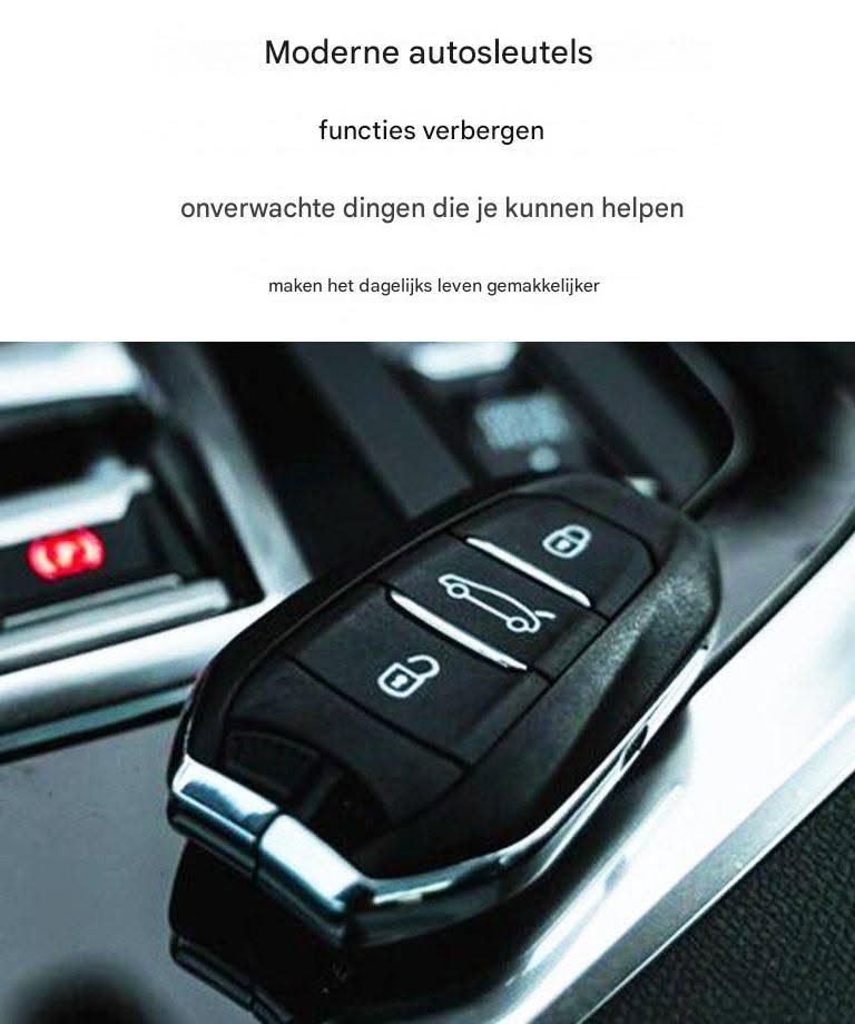 Autosleutels hebben meer applicaties dan je denkt: 3 verborgen functies die je nog niet kent.