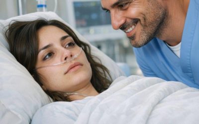 Toen de artsen hem vertelden dat zijn vrouw nog maar een paar dagen te leven had, boog hij zich over haar ziekenhuisbed en mompelde, zijn tevredenheid verbergend achter een kille glimlach: