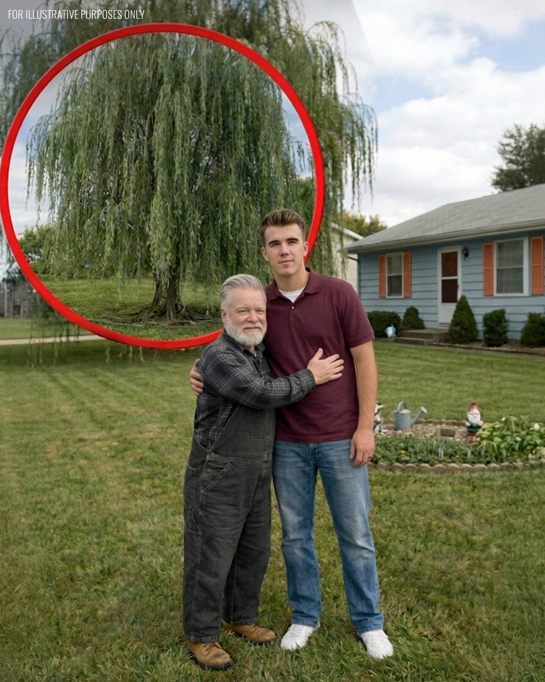 Mijn opa, die me alleen heeft opgevoed, is overleden. Na zijn begrafenis ontving ik een brief van hem waarin stond: ‘Graaf onder de treurwilg in de achtertuin. Er is een privézaak die ik al 22 jaar voor je verborgen houd.’