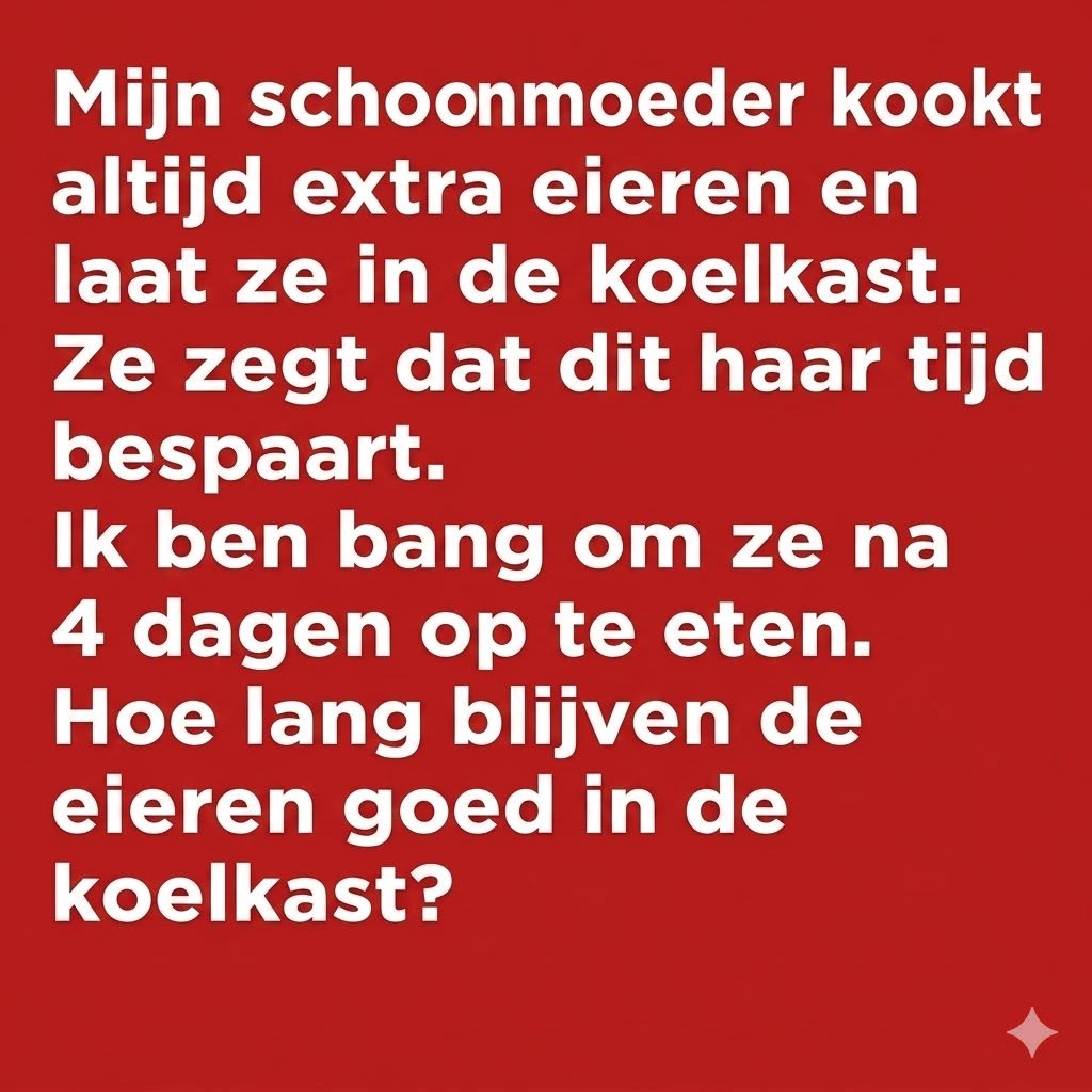 Tip om de versheid van eieren te behouden