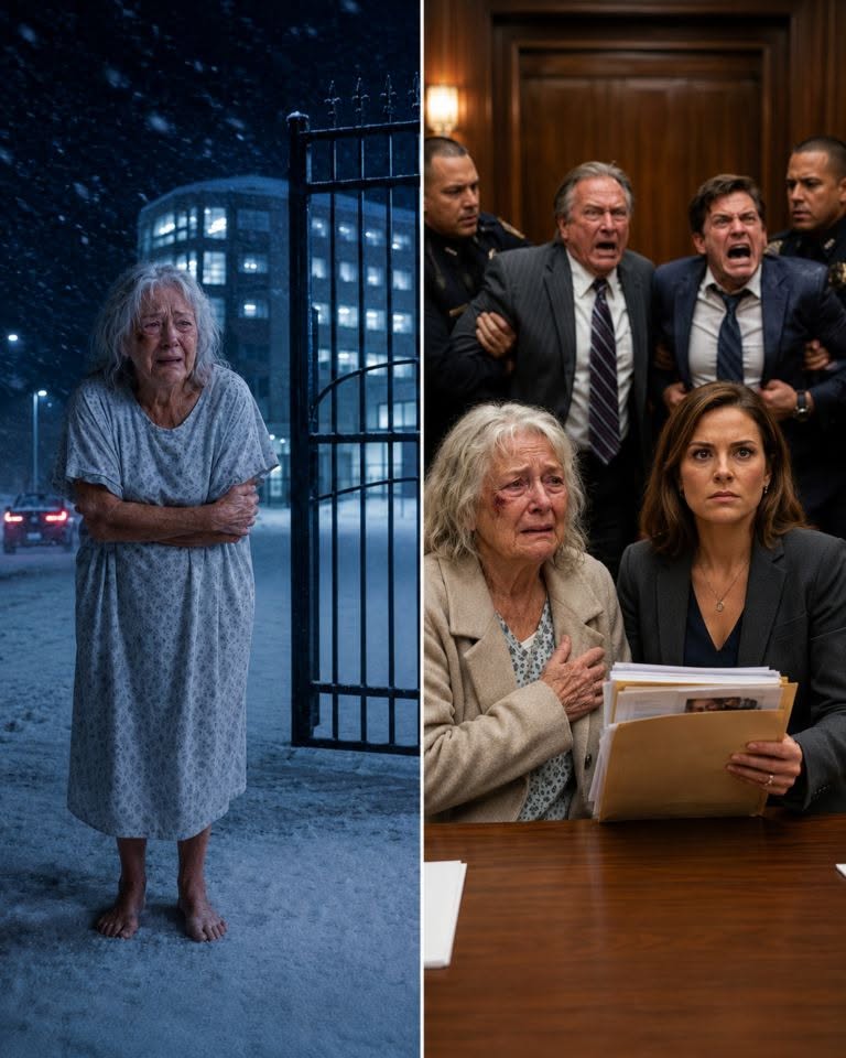 Om 3 uur ‘s nachts kreeg ik een telefoontje van mijn moeder – haar stem trilde: “Help… me.” Ik reed 300 mijl door een sneeuwstorm en trof haar aan bij de ingang van het ziekenhuis.