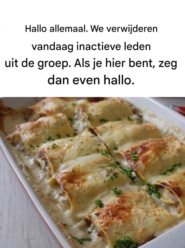 Hallo allemaal. We verwijderen vandaag inactieve leden uit de groep. Als je hier bent, zeg dan even hallo.