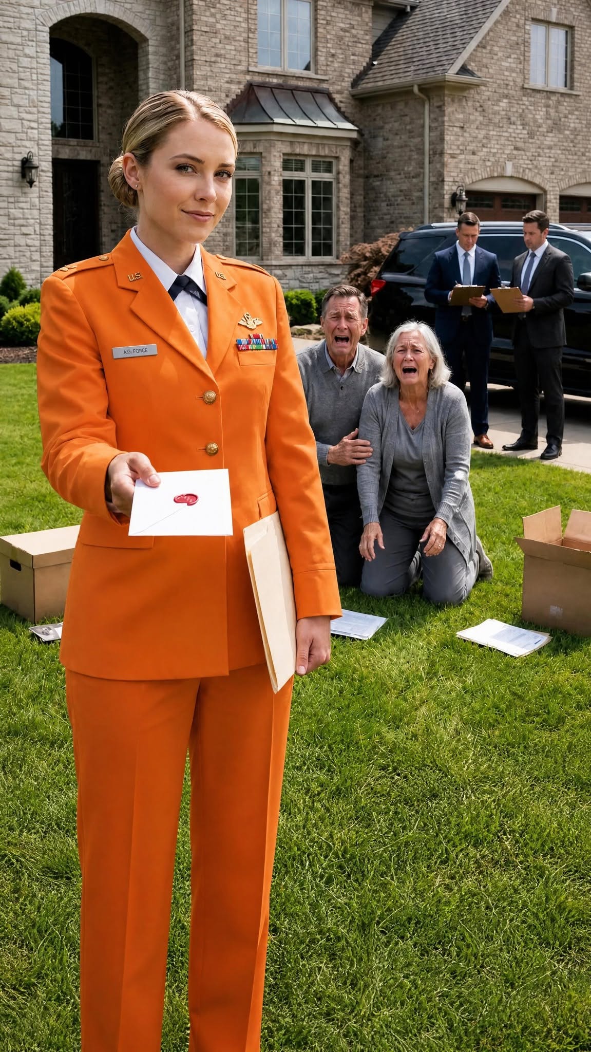 “Ik kwam stralend thuis na het voorlezen van het testament van mijn grootmoeder, klaar om mijn man te vertellen dat ze me 7 miljoen dollar en haar landgoed in Aspen had nagelaten. Maar voordat ik de voordeur bereikte, trof ik hem al aan op de veranda naast zijn moeder – met de scheidingspapieren in haar handen.”