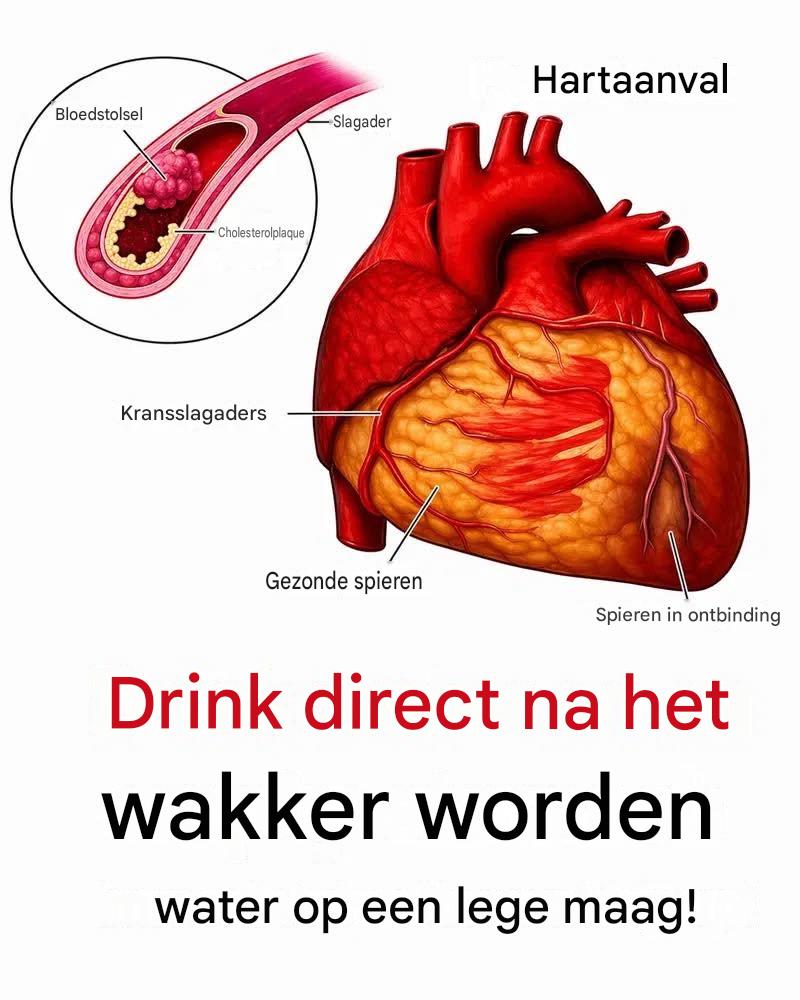 Daarom is het gunstig om water op een lege maag te drinken.