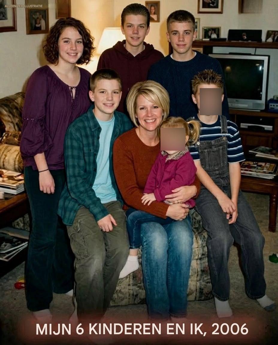 Ik heb vier uur gewacht tot mijn zes kinderen arriveerden voor mijn 60e verjaardag, maar het bleef stil in huis – totdat een politieagent me een briefje overhandigde dat mijn hart deed bevriezen.
