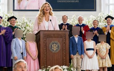 Mijn vader sloot me buiten mijn eigen diploma-uitreiking, zodat mijn stiefzus mijn plaats kon innemen. Hij dacht dat ik “gewoon een verpleegassistent” was. Minuten later kondigde de decaan aan dat ik de hoofdspreker was en de belangrijkste winnaar van een onderzoeksbeurs, en de glimlach van mijn familie verdween als sneeuw voor de zon.
