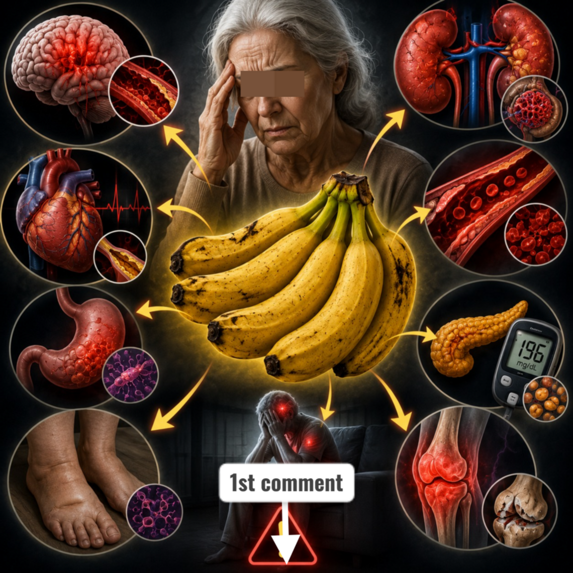 Waarschuwing: Stop met het eten van bananen als je last hebt van…