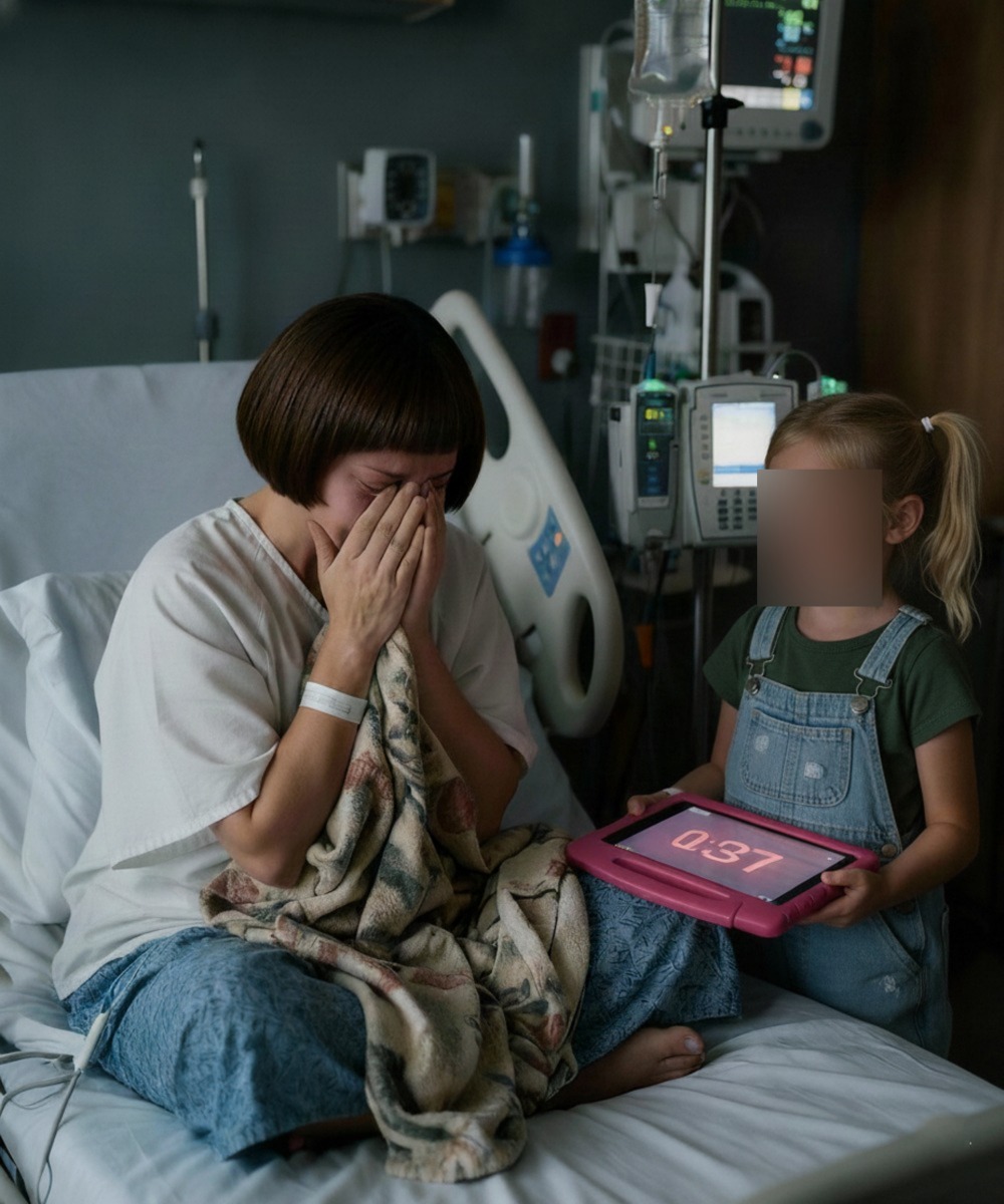 Nadat onze baby tijdens de bevalling was overleden, zei mijn man zachtjes tegen me: “Het was niet jouw schuld,” voordat hij rustig de kamer verliet. Ik bleef daar in stilte staan, verdoofd door verdriet. Toen kwam mijn vijfjarige binnen, boog zich naar me toe en fluisterde: “Mama… wil je weten wat er echt is gebeurd? Kijk eens…”