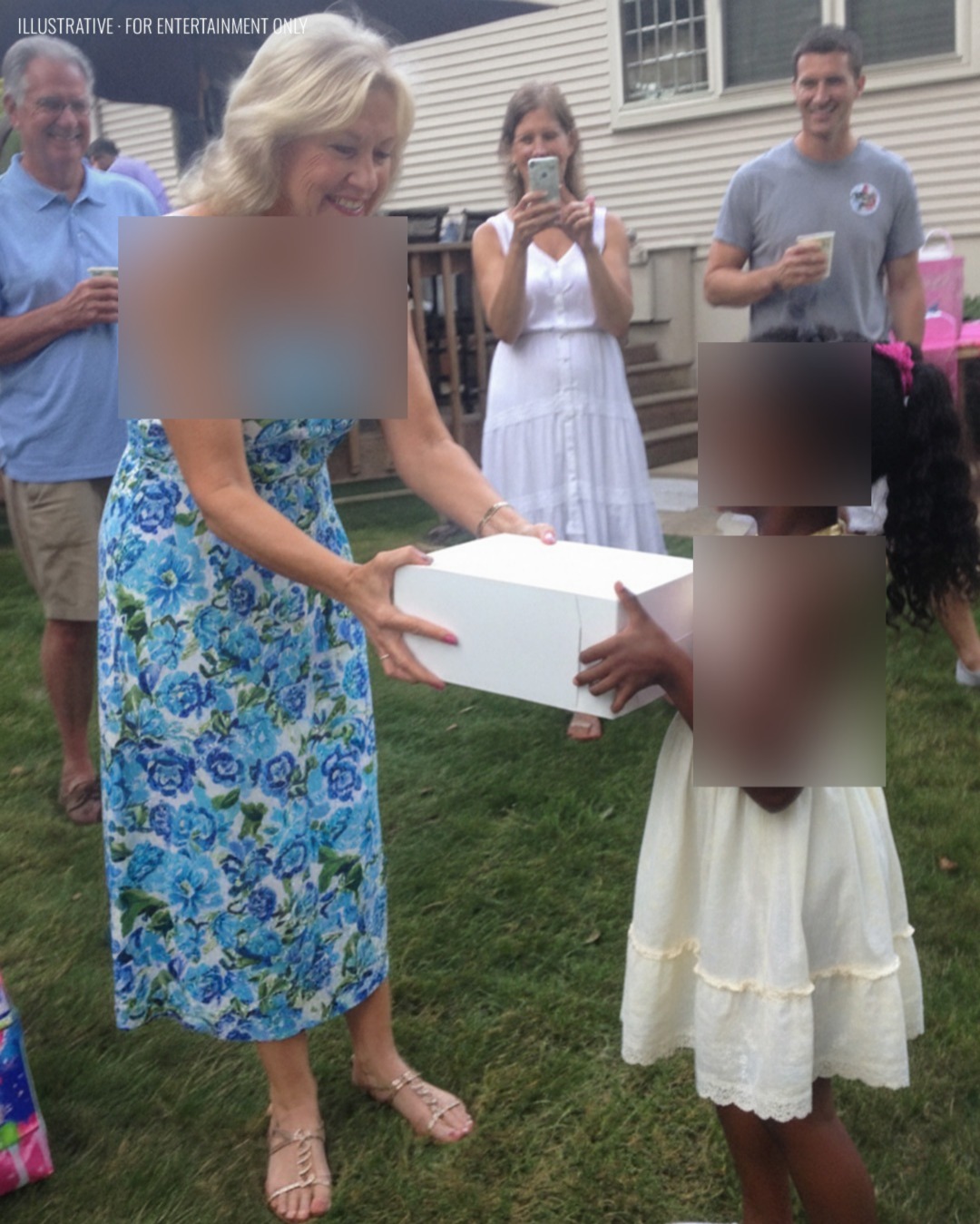 Mijn schoonmoeder gaf mijn 8-jarige dochter een ‘verjaardagstaart’ met een briefje erin: ‘Zelfs je biologische ouders wilden je niet’ – een minuut later zette de karma haar op haar plaats.