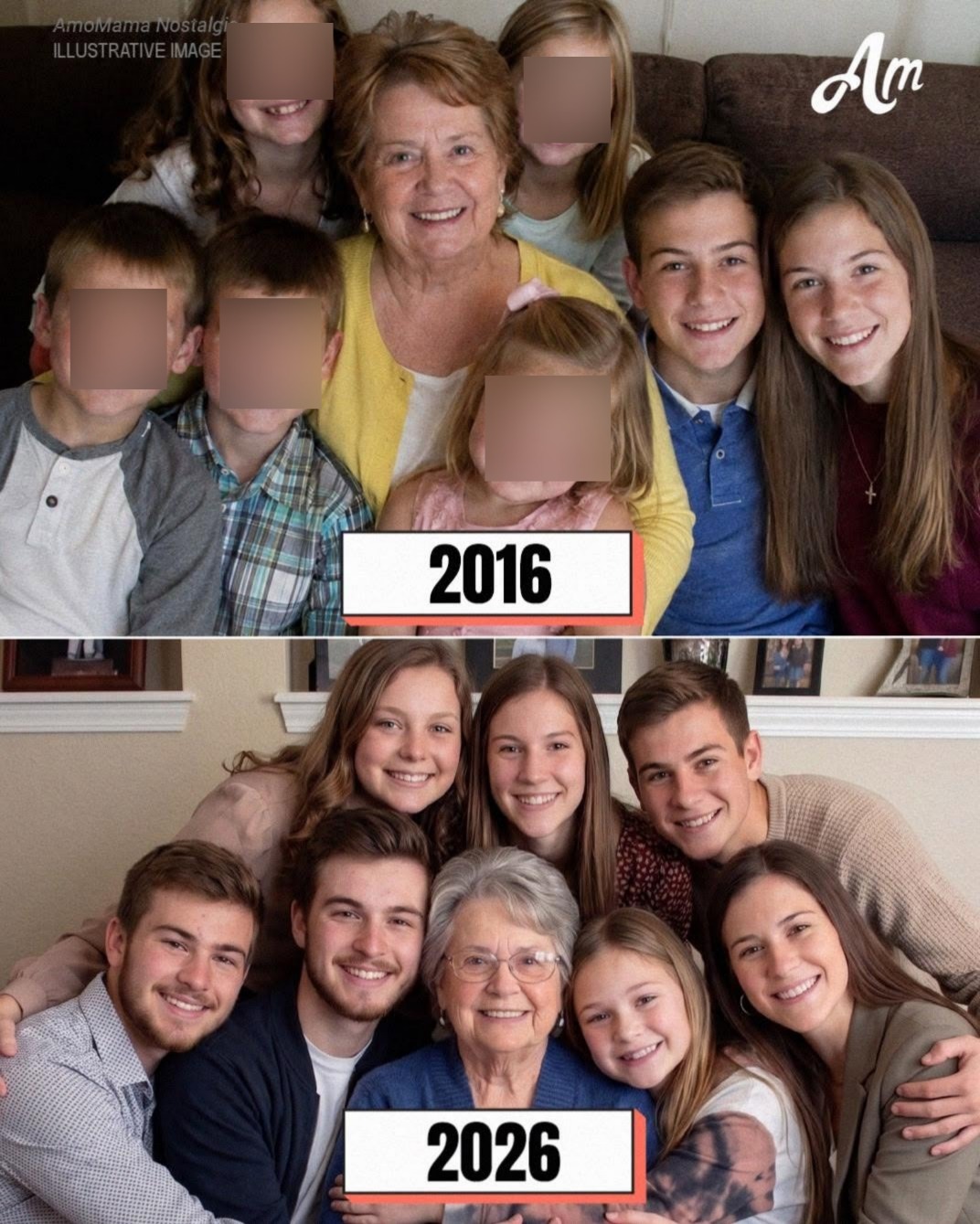 Ik nam de voogdij over mijn 7 kleinkinderen op me en voedde ze in mijn eentje op. Tien jaar later gaf mijn jongste kleindochter me een doos die onthulde wat er werkelijk met haar ouders was gebeurd.