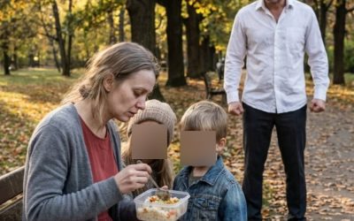 Een moeder deelde één bord eten met haar kinderen. Een miljonair was er getuige van – en wat volgde was onbeschrijflijk mooi.
