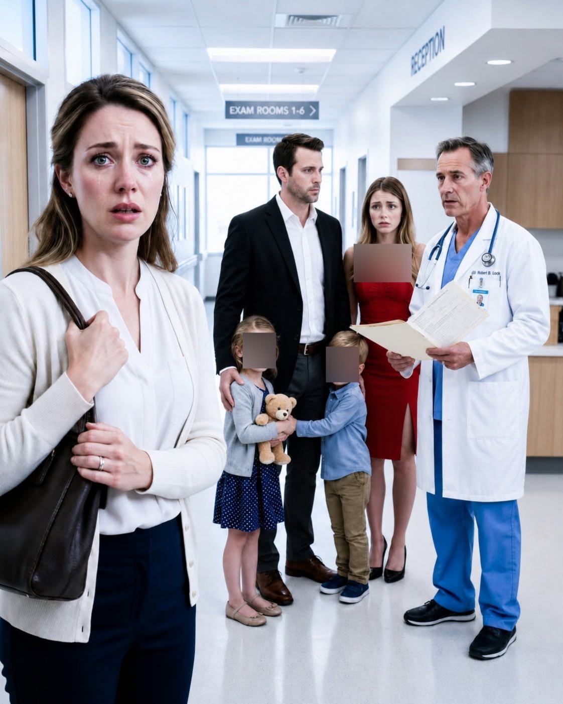 Mijn man had twee kinderen met zijn secretaresse, en ik zweeg er volledig over. Maar tijdens een routinecontrole keek de dokter hem aan en vroeg: ‘Heeft uw vrouw het u nog niet verteld?’ Meteen verdween zijn glimlach.