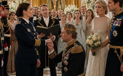 Mijn zus vond mijn marine-uniform een ​​schande en verbood me de toegang tot haar koninklijke bruiloft – totdat de koning vroeg waar ik was. M1