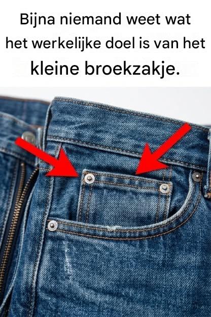 Wat is het doel van het kleine zakje op een spijkerbroek? Ontdek de verrassende geschiedenis ervan.
