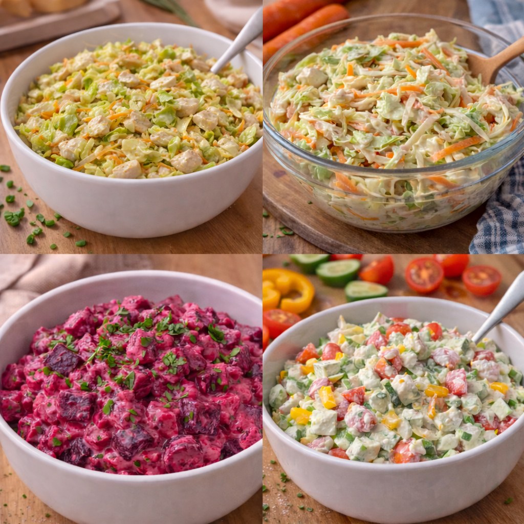 4 beste recepten voor lichte, koude salades