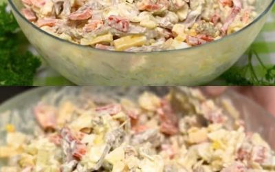 “Zeemeerminsalade” zonder aardappelen – een heerlijke en gezonde salade