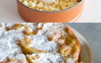 Ik ben verslaafd aan deze super smeuïge kerstappeltaart.😋
